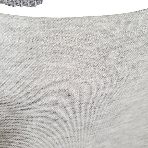 Eileen Fisher Size M Dress Cover Up Minimalist Pique Knit Neutral Short Sleeve - Picture 10 of 10